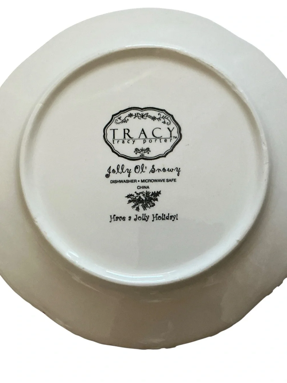 Tracy Porter these plates